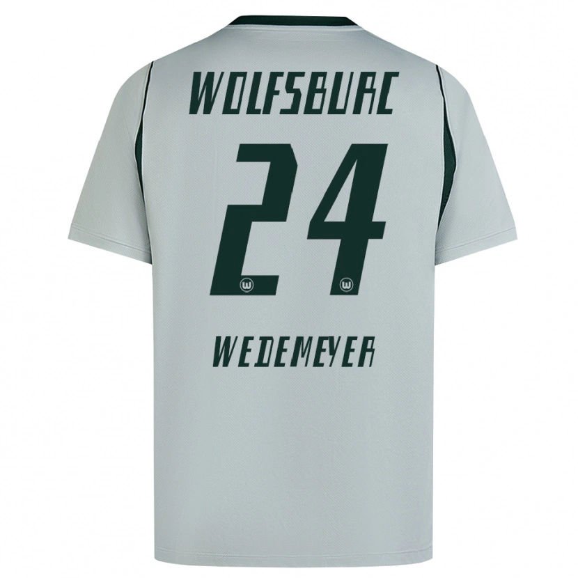 Danxen Damen Joelle Wedemeyer #24 Grau Grün Auswärtstrikot Trikot 2026/27 T-Shirt