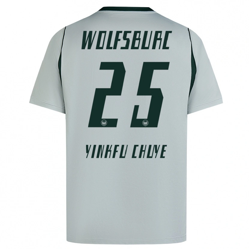 Danxen Damen Miguel Yinkfu Chuye #25 Grau Grün Auswärtstrikot Trikot 2026/27 T-Shirt