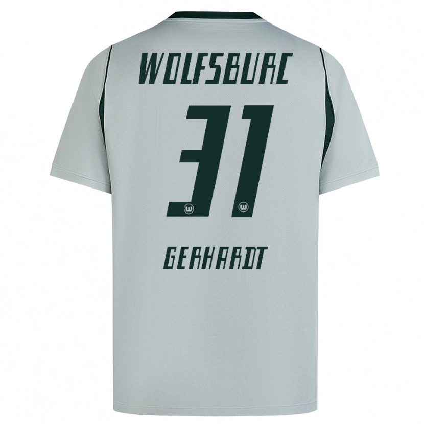 Danxen Damen Yannick Gerhardt #31 Grau Grün Auswärtstrikot Trikot 2026/27 T-Shirt