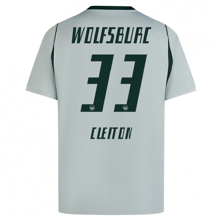 Danxen Damen Cleiton Santana Dos Santos #33 Grau Grün Auswärtstrikot Trikot 2026/27 T-Shirt
