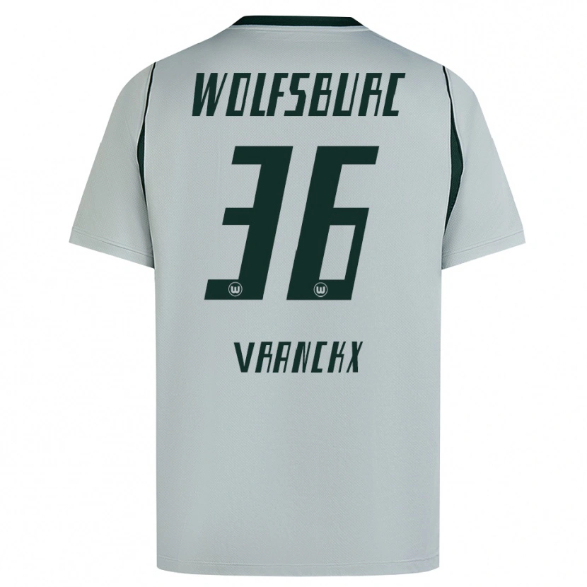 Danxen Damen Aster Vranckx #36 Grau Grün Auswärtstrikot Trikot 2026/27 T-Shirt
