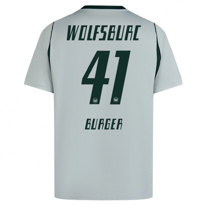 Danxen Damen Jan Bürger #41 Grau Grün Auswärtstrikot Trikot 2026/27 T-Shirt