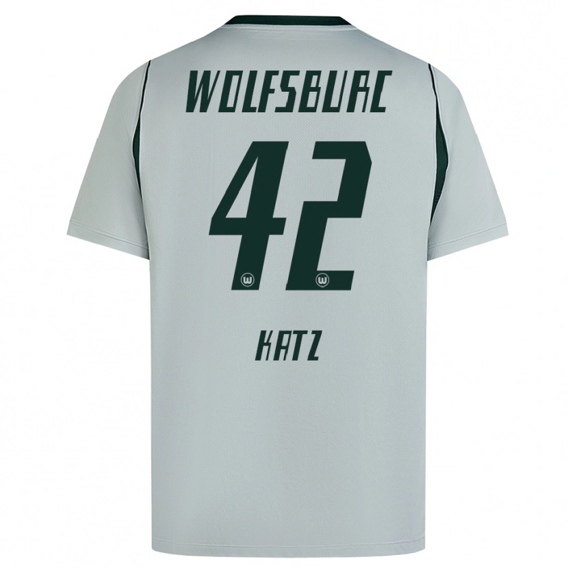 Danxen Damen Bruno Katz #42 Grau Grün Auswärtstrikot Trikot 2026/27 T-Shirt