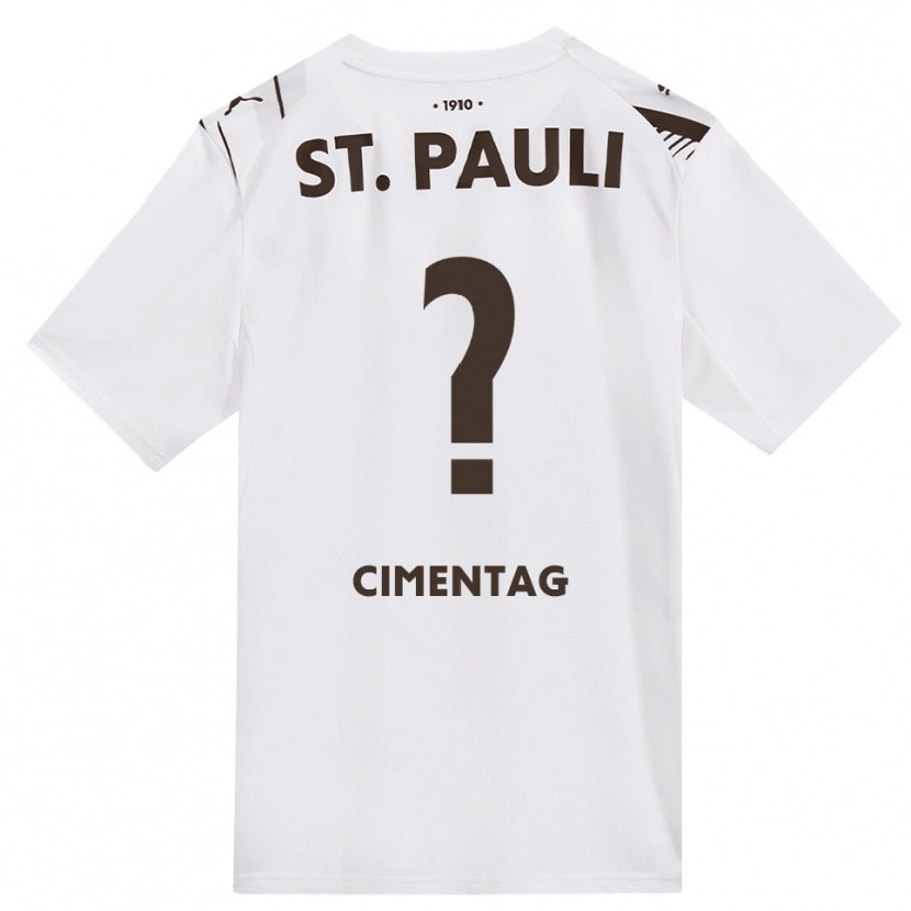 Danxen Damen Denis Cimentag #0 Kaffee Weiß Rot Auswärtstrikot Trikot 2026/27 T-Shirt