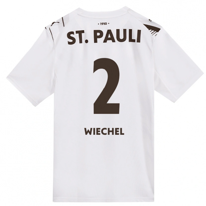 Danxen Damen Jan Wiechel #2 Kaffee Weiß Rot Auswärtstrikot Trikot 2026/27 T-Shirt