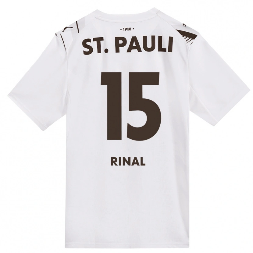 Danxen Damen Selcuk Rinal #15 Kaffee Weiß Rot Auswärtstrikot Trikot 2026/27 T-Shirt