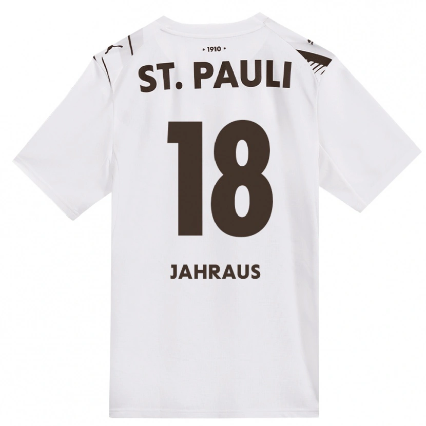 Danxen Damen Luis Jahraus #18 Kaffee Weiß Rot Auswärtstrikot Trikot 2026/27 T-Shirt