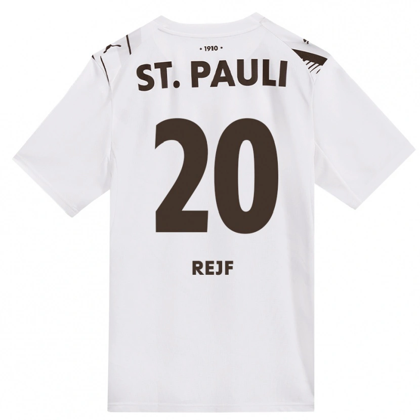 Danxen Damen Petr Rejf #20 Kaffee Weiß Rot Auswärtstrikot Trikot 2026/27 T-Shirt
