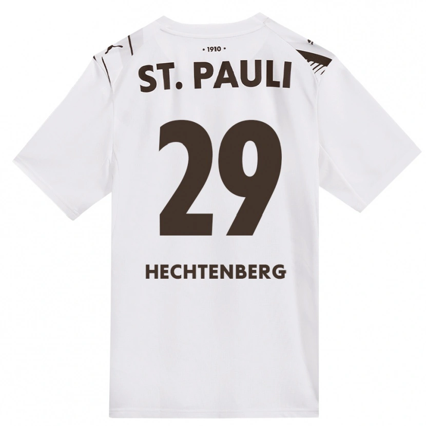Danxen Damen Julia Hechtenberg #29 Kaffee Weiß Rot Auswärtstrikot Trikot 2026/27 T-Shirt