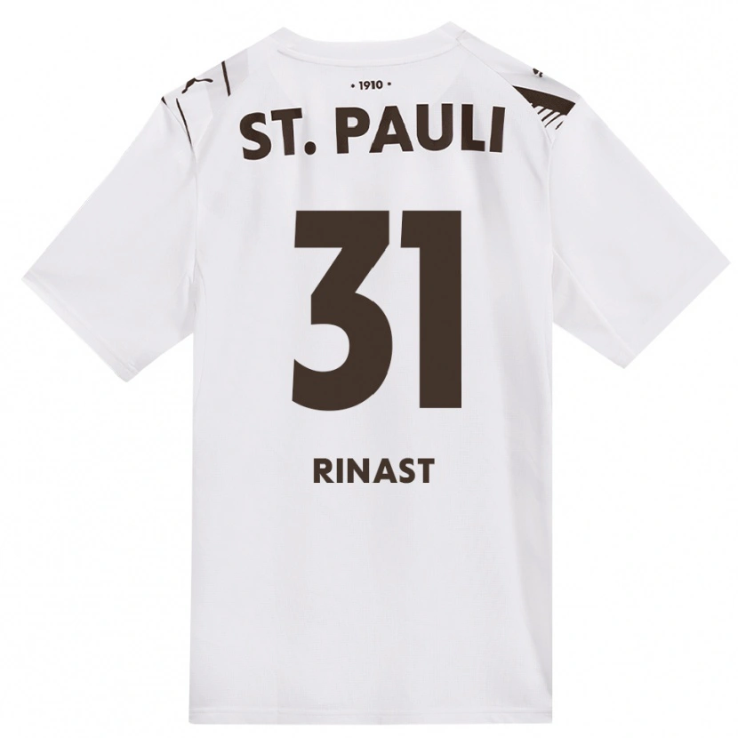Danxen Damen Rachel Rinast #31 Kaffee Weiß Rot Auswärtstrikot Trikot 2026/27 T-Shirt