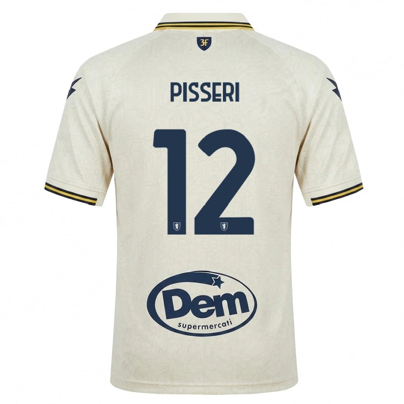 Danxen Damen Matteo Pisseri #12 Oldlace Gelb Schwarz Auswärtstrikot Trikot 2026/27 T-Shirt