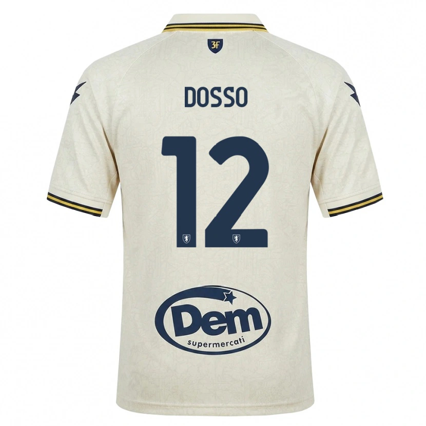 Danxen Damen Aboubaka Dosso #12 Oldlace Gelb Schwarz Auswärtstrikot Trikot 2026/27 T-Shirt