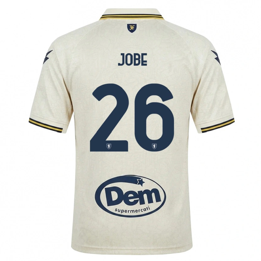 Danxen Damen Amadou Jobe #26 Oldlace Gelb Schwarz Auswärtstrikot Trikot 2026/27 T-Shirt