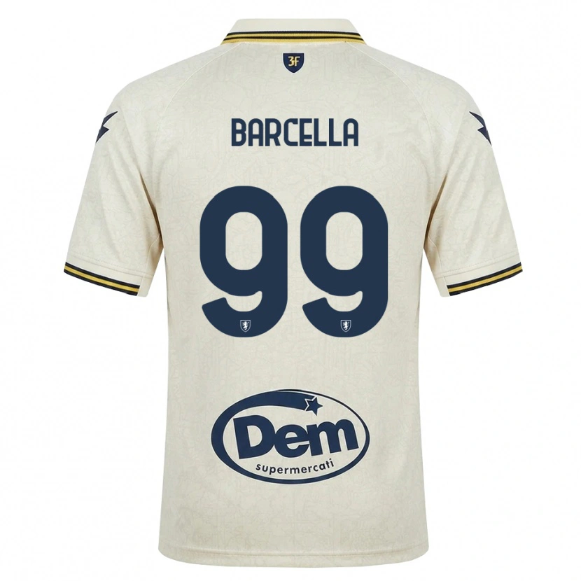 Danxen Damen Kevin Barcella #99 Oldlace Gelb Schwarz Auswärtstrikot Trikot 2026/27 T-Shirt