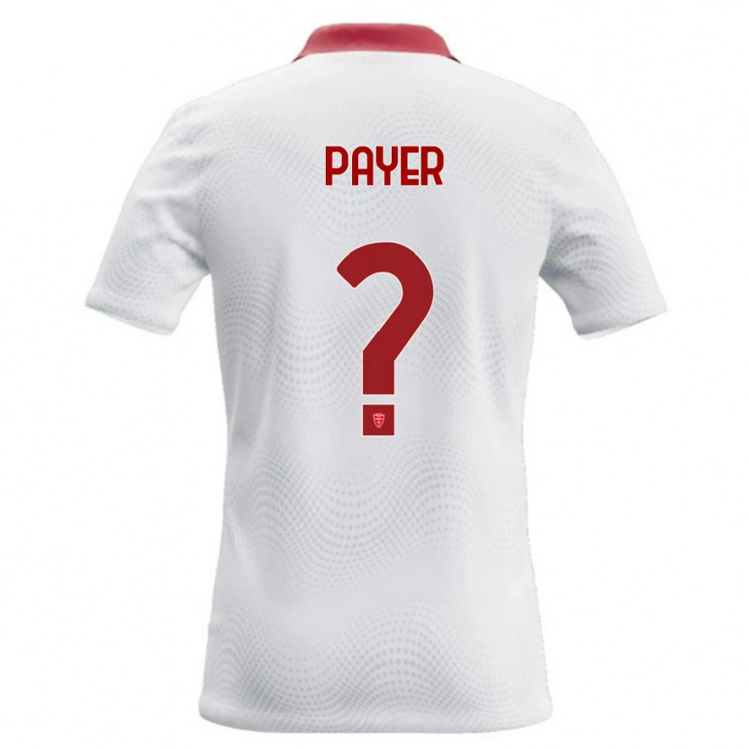 Danxen Damen Leonardo Payer #0 Weiß Rot Auswärtstrikot Trikot 2026/27 T-Shirt