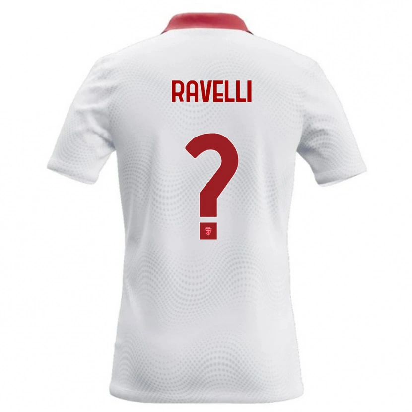 Danxen Damen Etienne Ravelli #0 Weiß Rot Auswärtstrikot Trikot 2026/27 T-Shirt