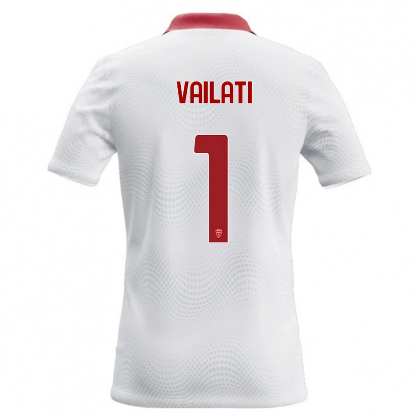 Danxen Damen Andrea Vailati #1 Weiß Rot Auswärtstrikot Trikot 2026/27 T-Shirt