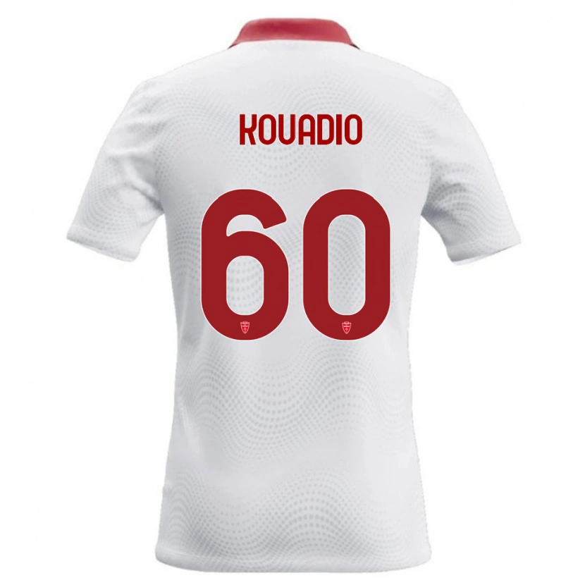Danxen Damen Eddy Kouadio #60 Weiß Rot Auswärtstrikot Trikot 2026/27 T-Shirt