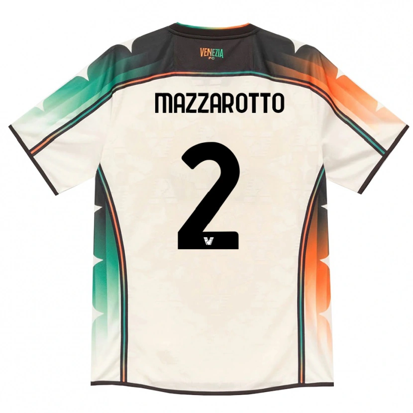 Danxen Damen Jacopo Mazzarotto #2 Oldlace Orange Grün Auswärtstrikot Trikot 2026/27 T-Shirt
