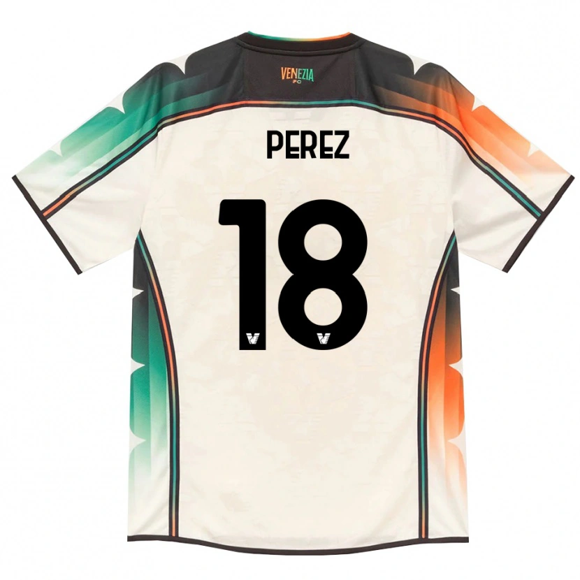 Danxen Damen Ricardo Perez #18 Oldlace Orange Grün Auswärtstrikot Trikot 2026/27 T-Shirt