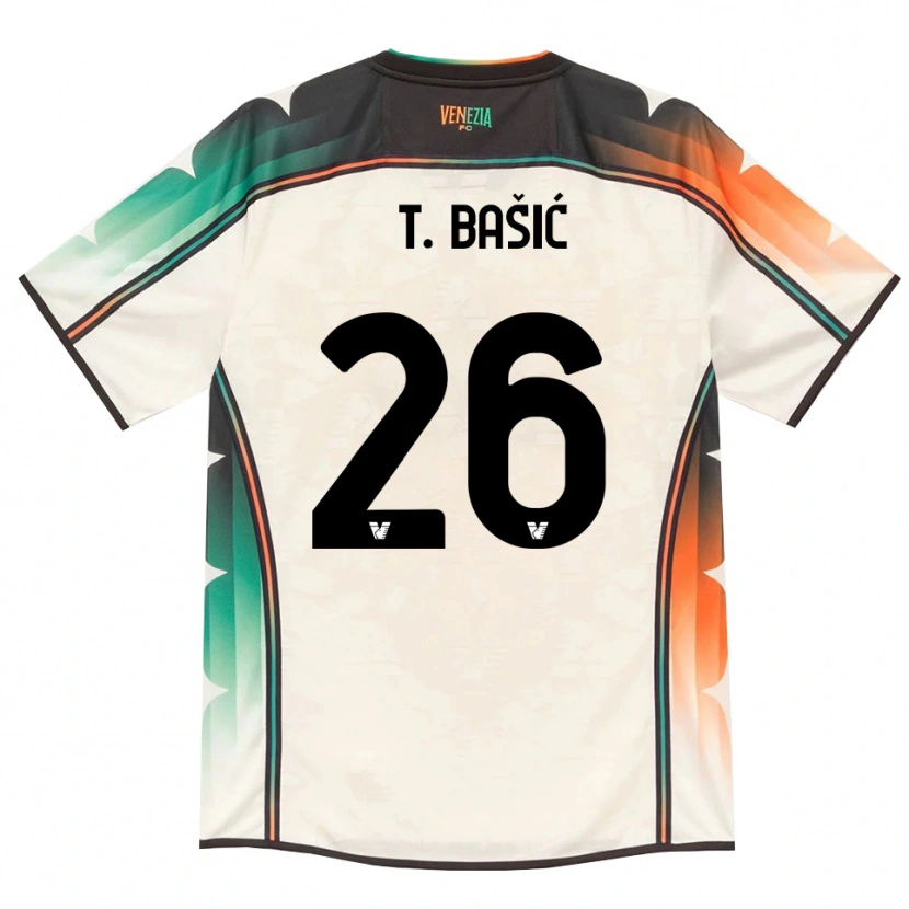 Danxen Damen Toma Bašić #26 Oldlace Orange Grün Auswärtstrikot Trikot 2026/27 T-Shirt