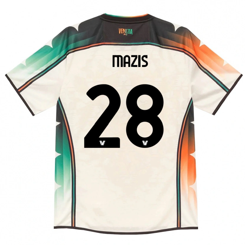 Danxen Damen Francesca Mazis #28 Oldlace Orange Grün Auswärtstrikot Trikot 2026/27 T-Shirt