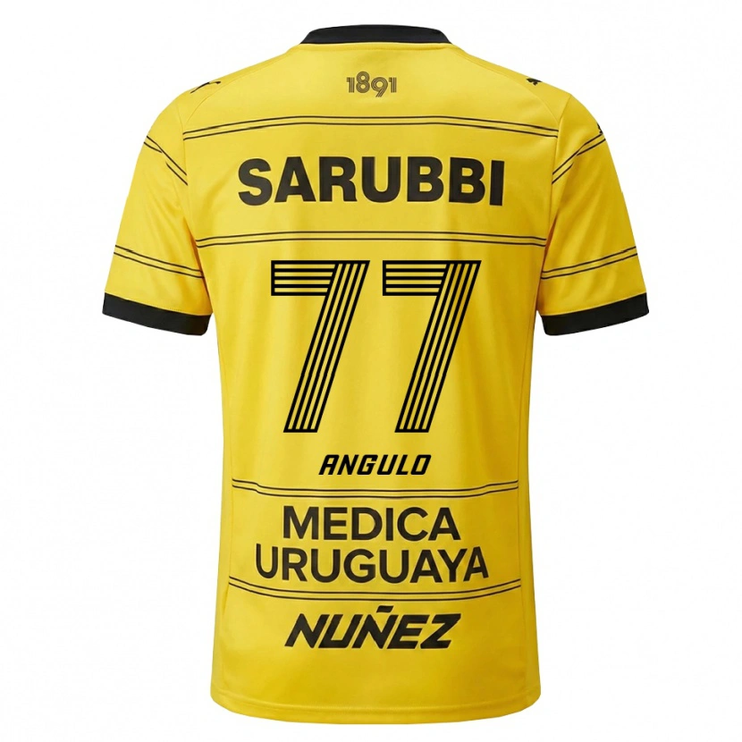 Danxen Damen Luis Angulo #77 Gelb Schwarz Auswärtstrikot Trikot 2026/27 T-Shirt
