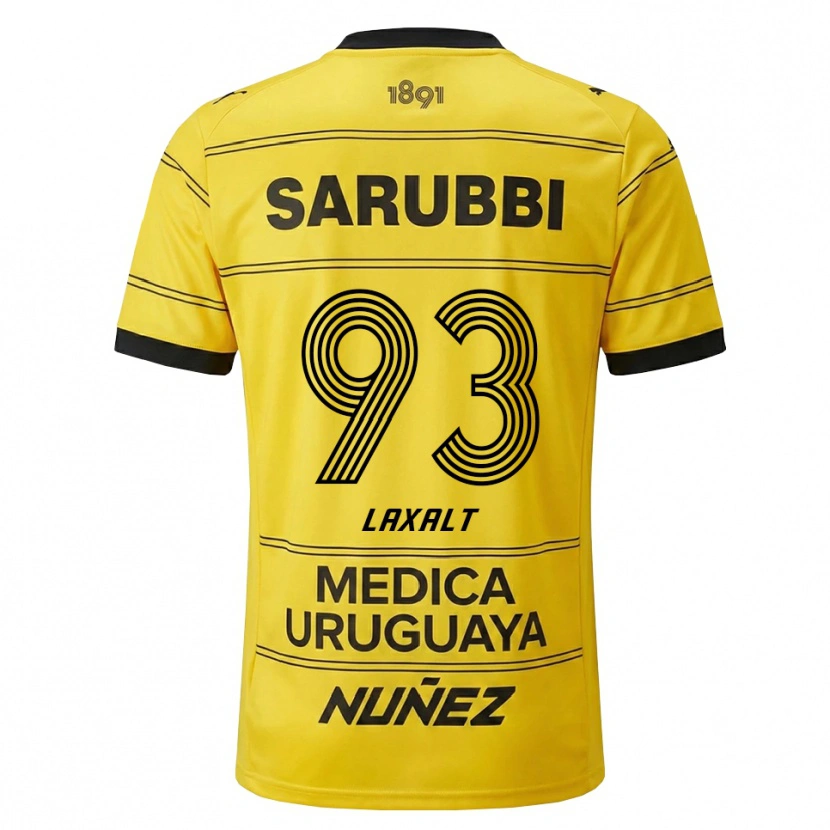 Danxen Damen Diego Laxalt #93 Gelb Schwarz Auswärtstrikot Trikot 2026/27 T-Shirt