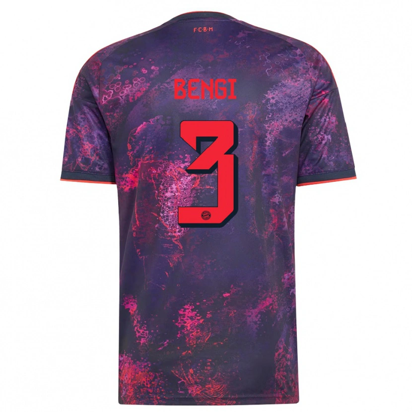 Danxen Damen Kaan Bengi #3 Lila Rot Ausweichtrikot Trikot 2026/27 T-Shirt