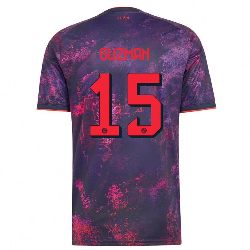 Danxen Damen Ana María Guzmán #15 Lila Rot Ausweichtrikot Trikot 2026/27 T-Shirt