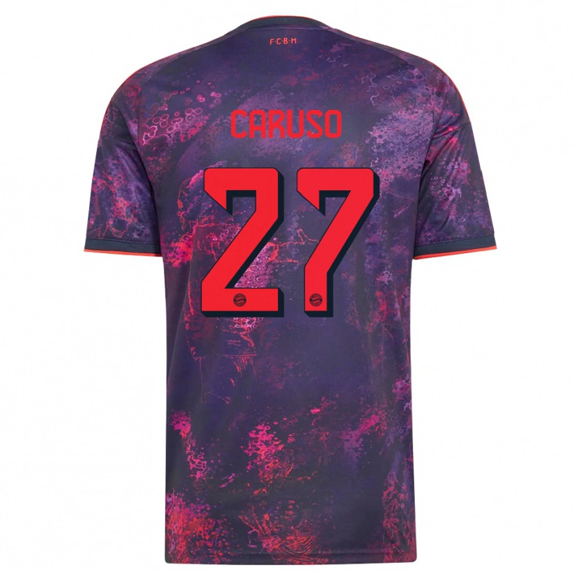 Danxen Damen Arianna Caruso #27 Lila Rot Ausweichtrikot Trikot 2026/27 T-Shirt