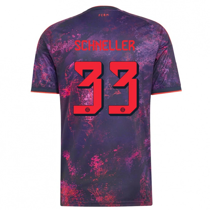 Danxen Damen Lukas Schneller #33 Lila Rot Ausweichtrikot Trikot 2026/27 T-Shirt