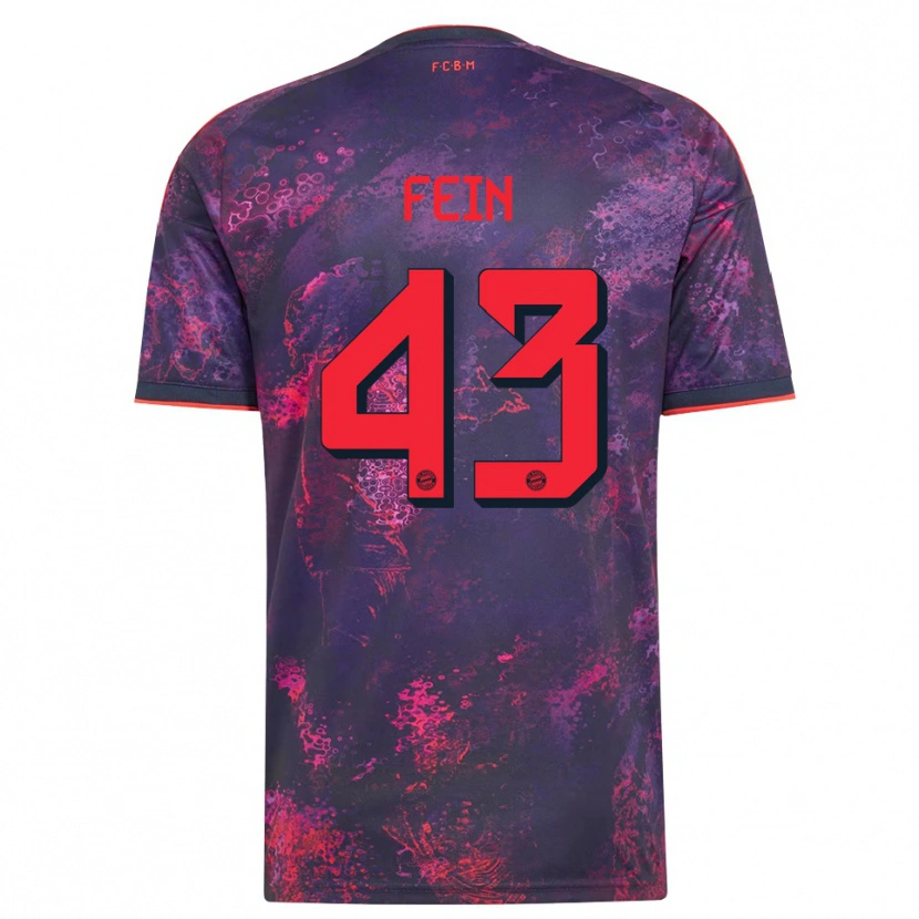 Danxen Damen Adrian Fein #43 Lila Rot Ausweichtrikot Trikot 2026/27 T-Shirt