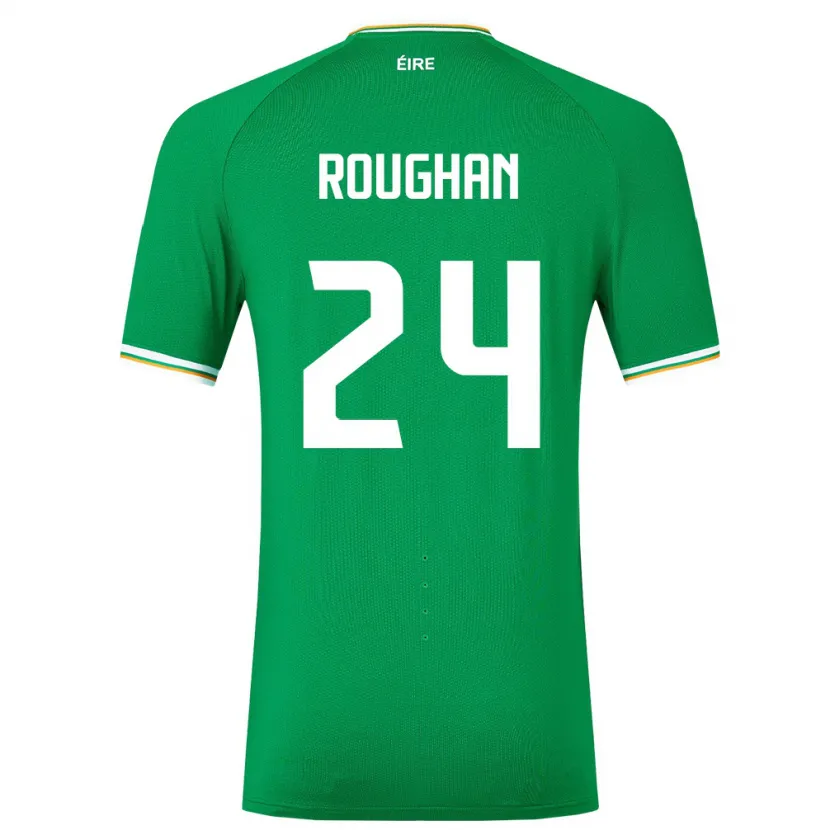 Danxen Kinder Irische Sean Roughan #24 Grün Heimtrikot Trikot 24-26 T-Shirt