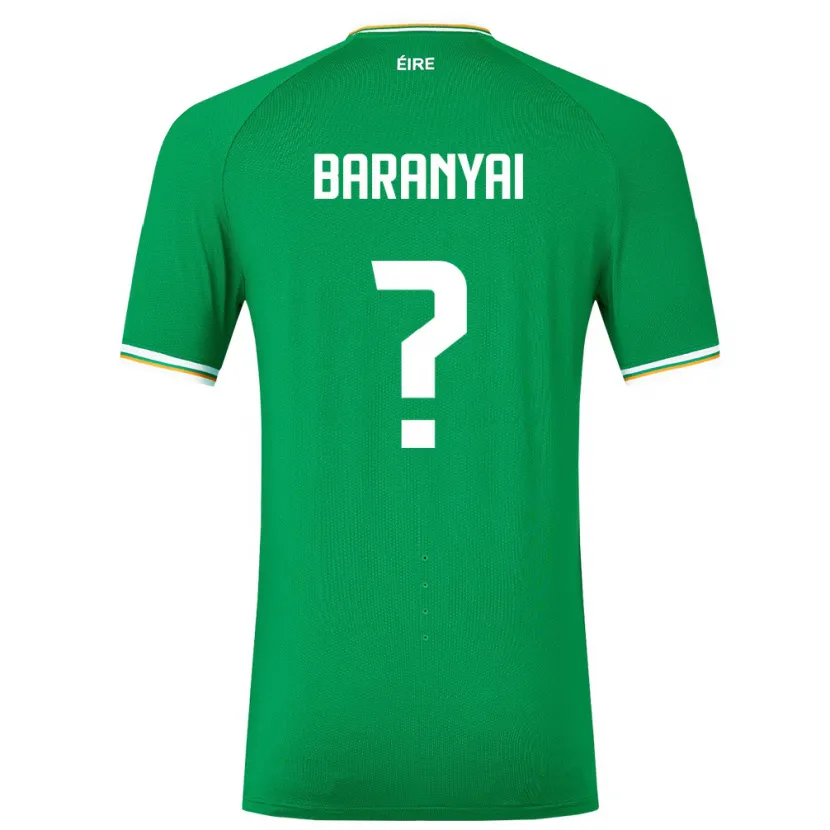 Danxen Kinder Irische Patrick Baranyai #0 Grün Heimtrikot Trikot 24-26 T-Shirt