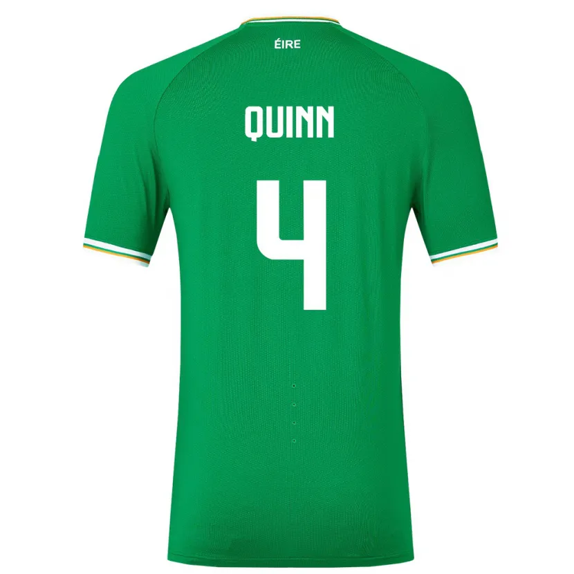 Danxen Kinder Irische Louise Quinn #4 Grün Heimtrikot Trikot 24-26 T-Shirt