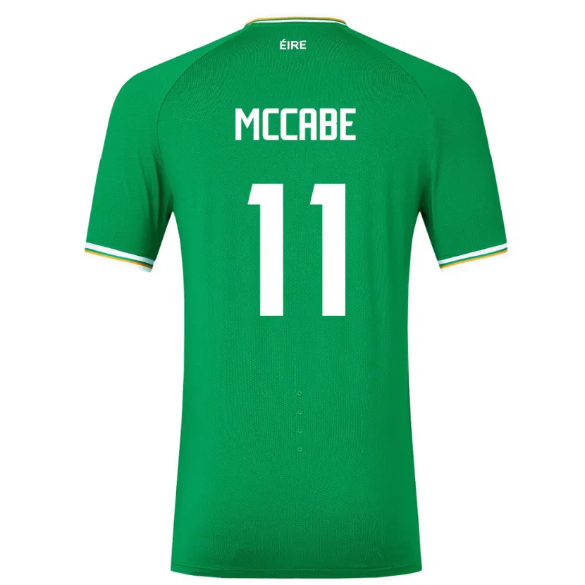 Danxen Kinder Irische Katie Mccabe #11 Grün Heimtrikot Trikot 24-26 T-Shirt