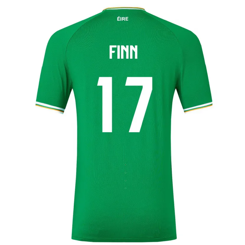 Danxen Kinder Irische Jamie Finn #17 Grün Heimtrikot Trikot 24-26 T-Shirt