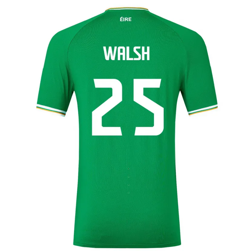 Danxen Kinder Irische Megan Walsh #25 Grün Heimtrikot Trikot 24-26 T-Shirt