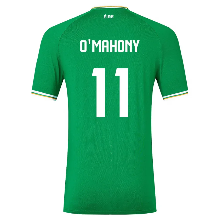 Danxen Kinder Irische Éabha O'mahony #11 Grün Heimtrikot Trikot 24-26 T-Shirt