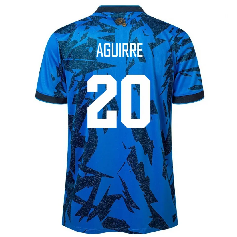 Danxen Kinder El Salvador Jonathan Aguirre #20 Blau Heimtrikot Trikot 24-26 T-Shirt