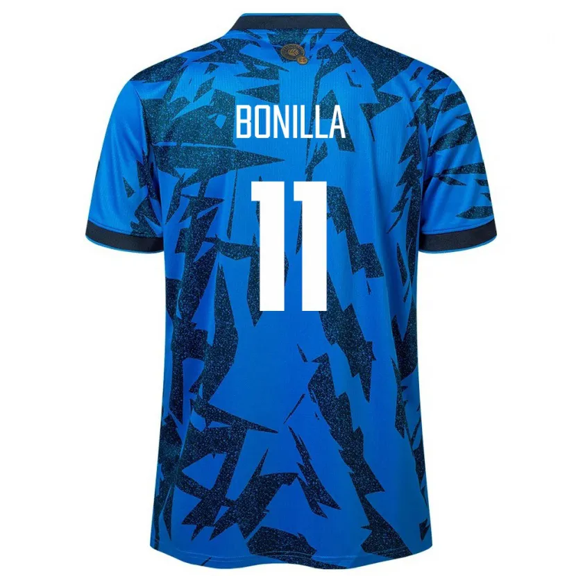 Danxen Kinder El Salvador Jarell Bonilla #11 Blau Heimtrikot Trikot 24-26 T-Shirt