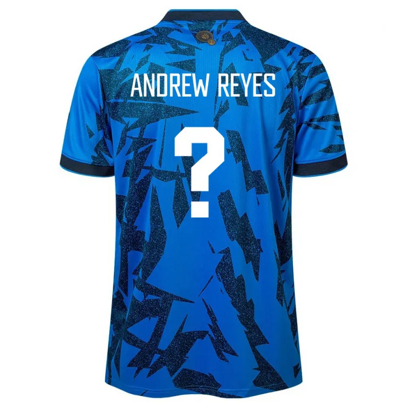 Danxen Kinder El Salvador Andrew Reyes #0 Blau Heimtrikot Trikot 24-26 T-Shirt