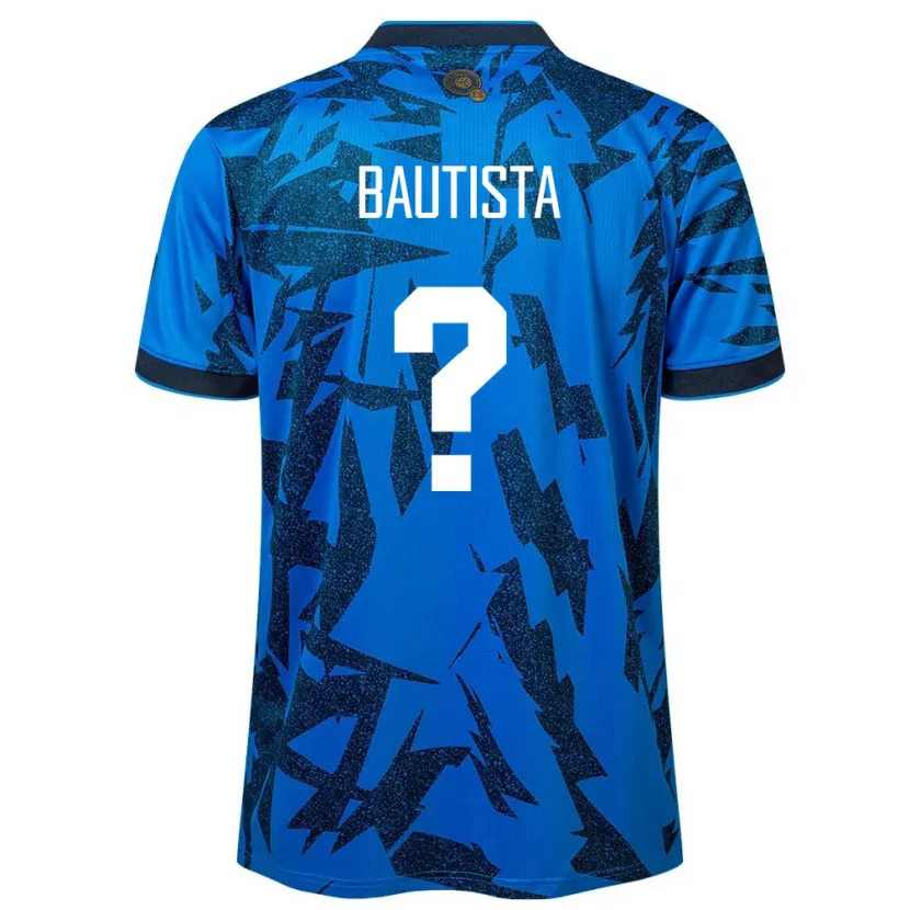 Danxen Kinder El Salvador Ezequiel Bautista #0 Blau Heimtrikot Trikot 24-26 T-Shirt
