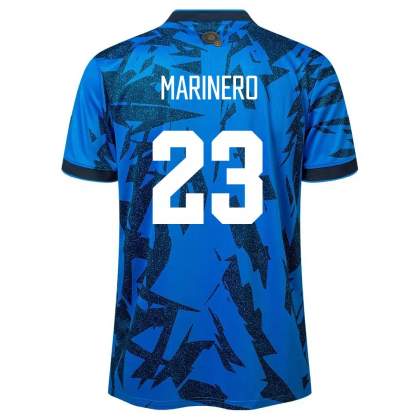 Danxen Kinder El Salvador Amber Marinero #23 Blau Heimtrikot Trikot 24-26 T-Shirt