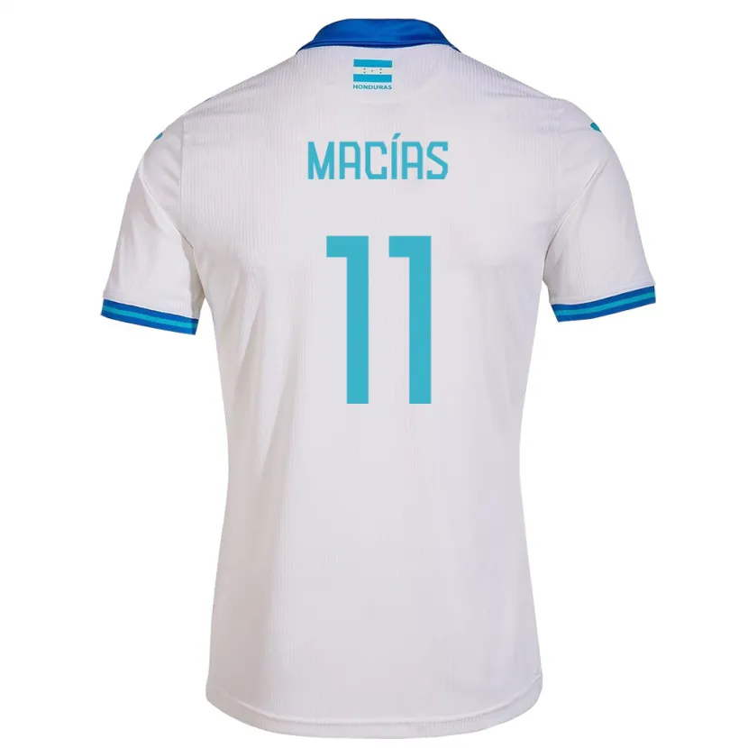 Danxen Kinder Honduras Jefryn Macías #11 Weiß Heimtrikot Trikot 24-26 T-Shirt