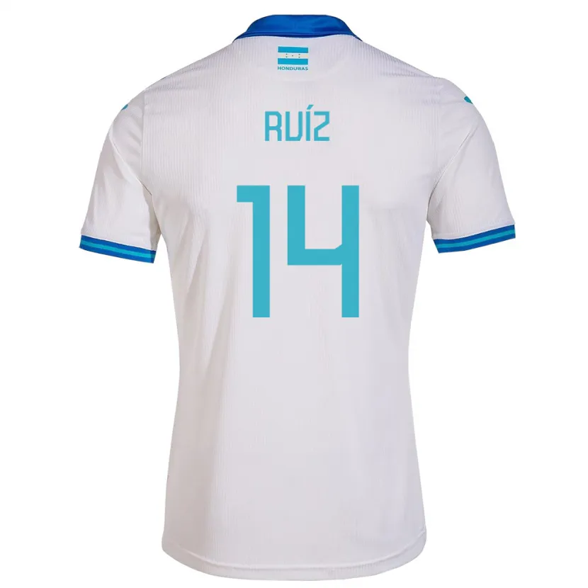 Danxen Kinder Honduras David Ruíz #14 Weiß Heimtrikot Trikot 24-26 T-Shirt