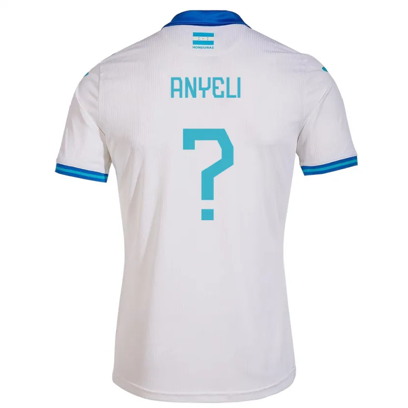 Danxen Kinder Honduras Anyeli Rodriguez #0 Weiß Heimtrikot Trikot 24-26 T-Shirt