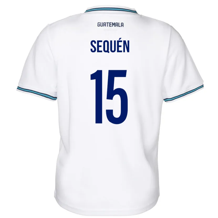 Danxen Kinder Guatemala Marlon Sequén #15 Weiß Heimtrikot Trikot 24-26 T-Shirt