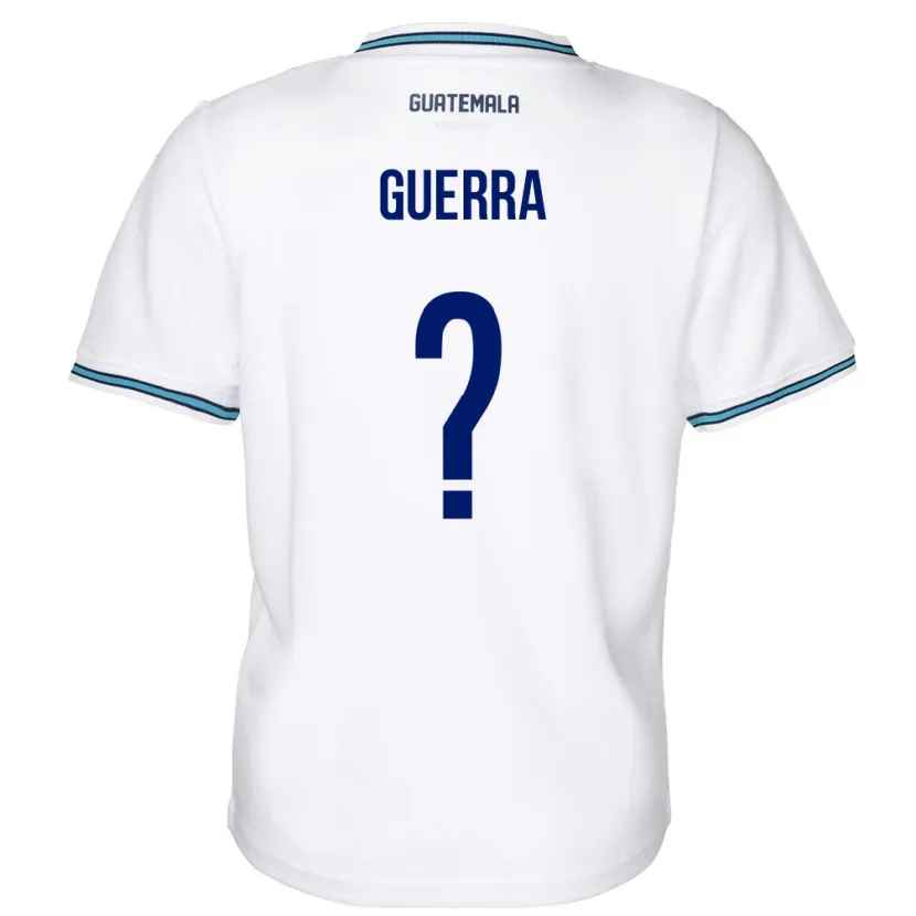 Danxen Kinder Guatemala Decarlo Guerra #0 Weiß Heimtrikot Trikot 24-26 T-Shirt